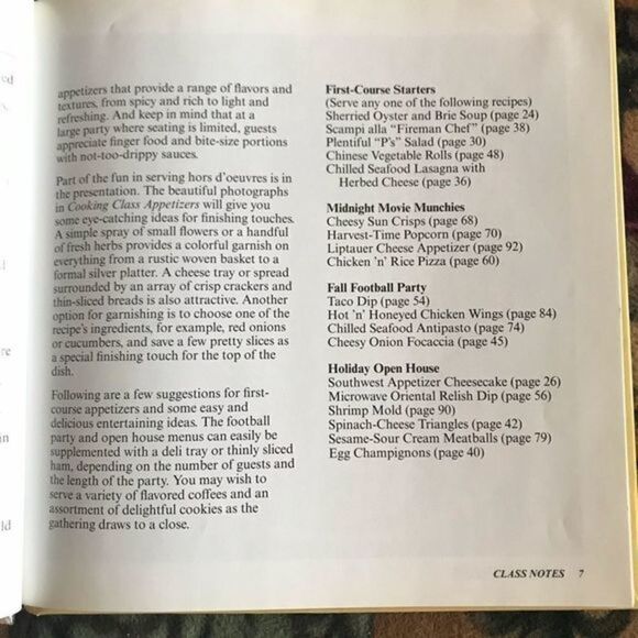 Vintage Cooking‎ Class Appetizers Cookbook 1993 - Picture 9 of 10